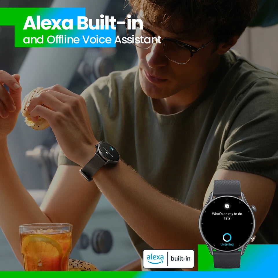 Global Version Amazfit GTR 3 GTR3 GTR-3 Smartwatch 46mm Zepp OS Alexa Built-in GPS Smart Watch Over 150 Sports Modes