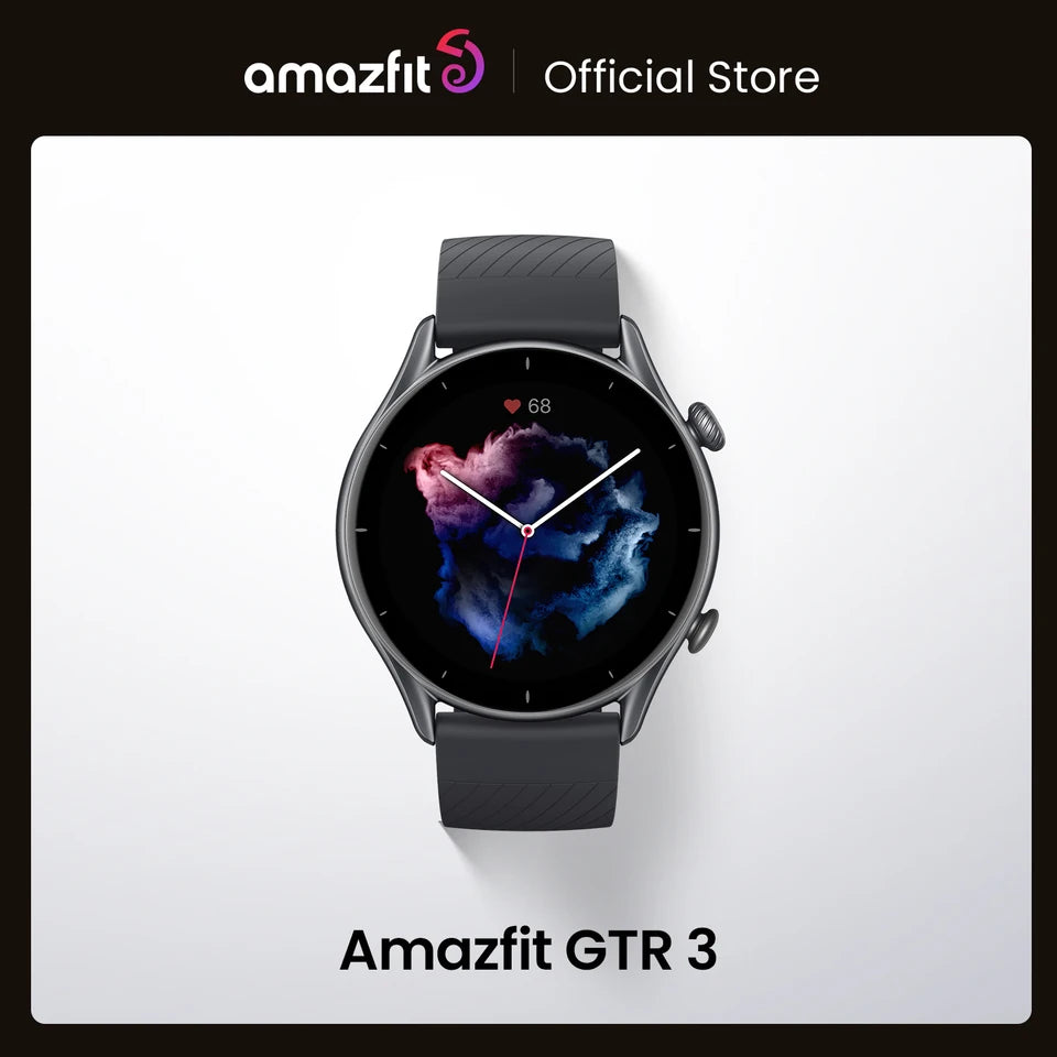 Global Version Amazfit GTR 3 GTR3 GTR-3 Smartwatch 46mm Zepp OS Alexa Built-in GPS Smart Watch Over 150 Sports Modes