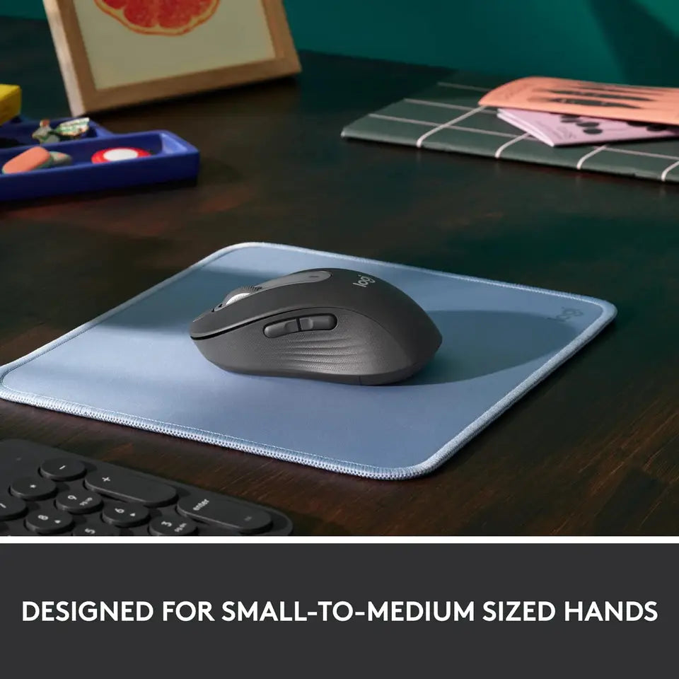 Original Logitech M650 Bluetooth Wireless Mouse Silent Clicks for PC/Mac/Multi-Device/Chromebook Office Laptop Sensor Technology