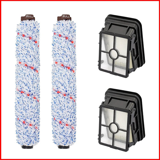 Accesorios de cepillo de rodillo para mascotas con filtro Hepa, repuestos para Robot aspirador Bissell Crosswave 1868 1785 Series 17132