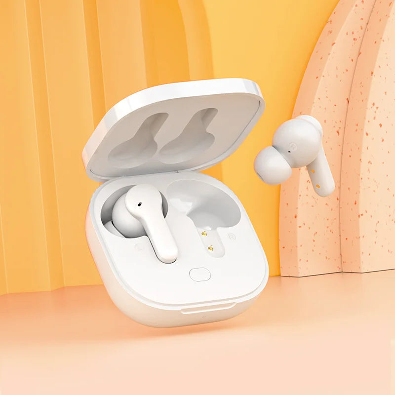 QCY T13 ANC Earphone Bluetooth 5.3 Active Noise Cancellation -28dB Wireless Headphone Fast Charge Earbuds 0.068' Low Latency