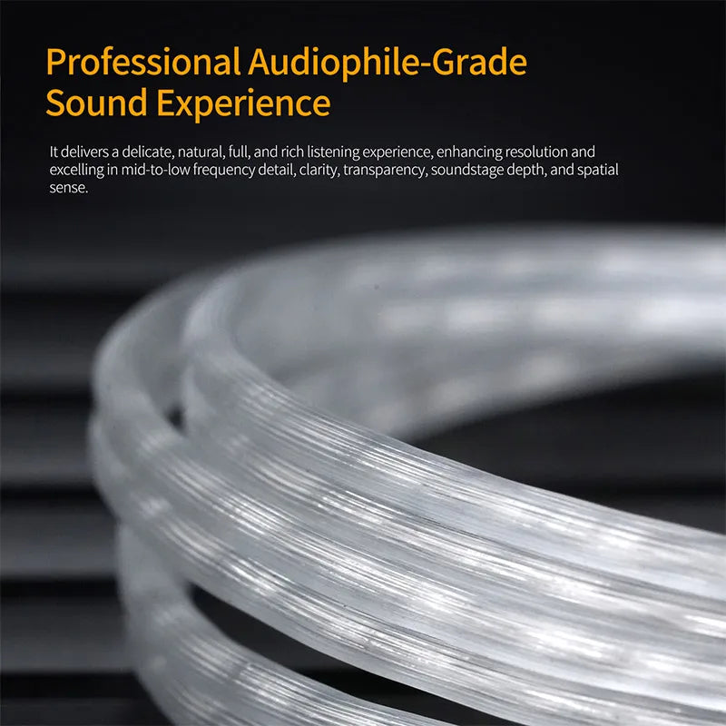 KZ double parallel silver-plated type-c upgrade cable 0.75 gold-plated pin fever copper silver-plated headphones upgrade replace