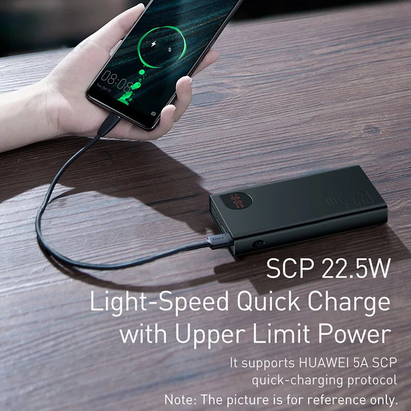 Baseus Power Bank 20000mAh Portable Charger Powerbank 10000mAh External Battery PD 22.5W Fast Charging For iPhone 16 15 Xiaomi