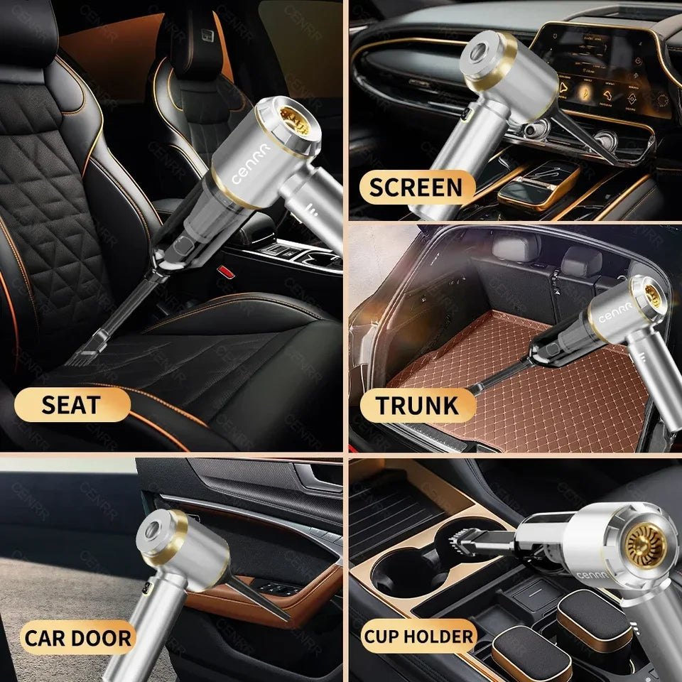 CENRR 998000PA Car Vacuum Cleaner Strong Suction Cordless Wireless Cleaner Handheld Portable Vacuum Cleaner Cleaning Machine