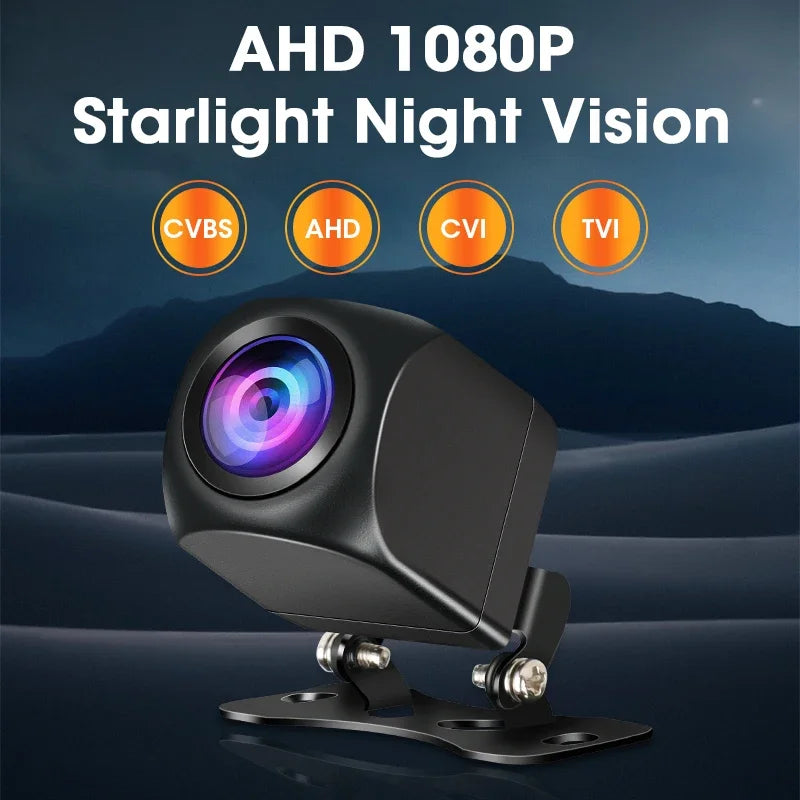 Jansite 1080P Rear View Camera Fisheye Lens For DVR Dash Night Vision Reverse Camera 4 Pin Button Control AHD NTSC PAL TVI CVI