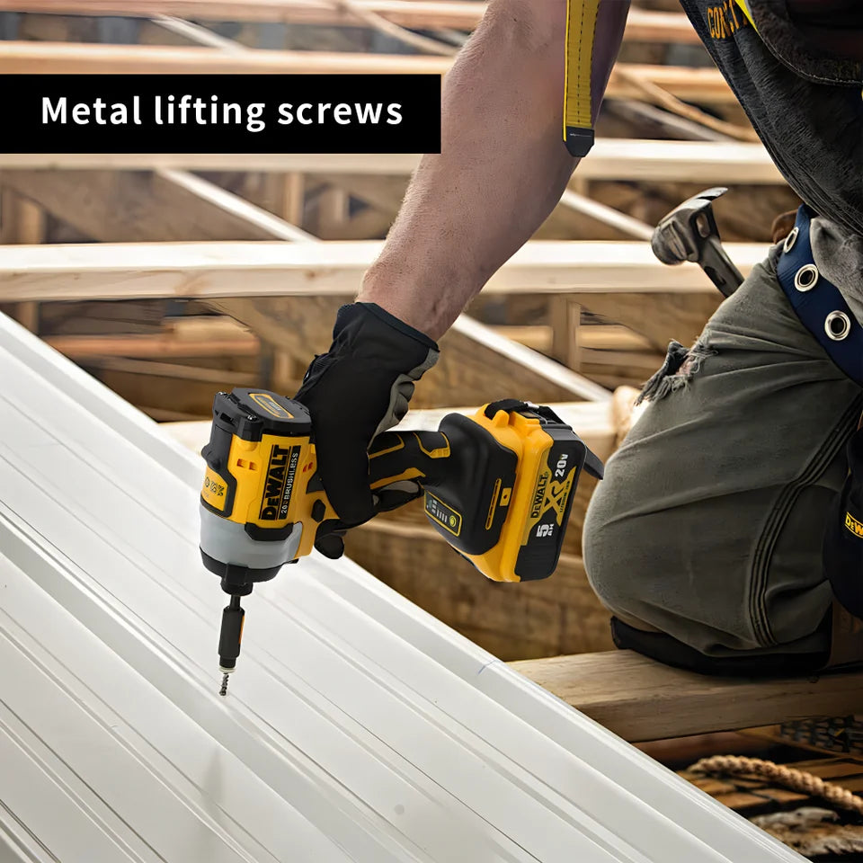 Dewalt DCF850 Cordless Impact Screwdriver Portable Brushless Electric Drill 205N.m Rechargeable 20V Battery Wireless Power Tool