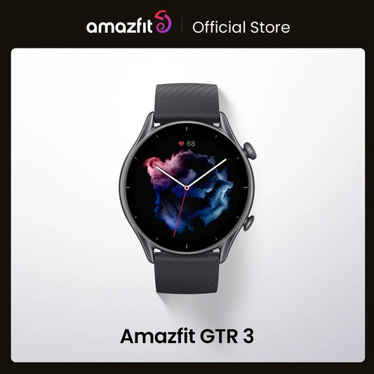 Global Version Amazfit GTR 3 GTR3 GTR-3 Smartwatch 46mm Zepp OS Alexa Built-in GPS Smart Watch  Over 150 Sports  Modes