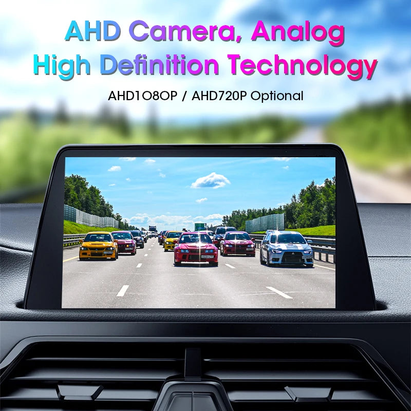 Jansite AHD 1080P/720P Rear View Camera 170° Backup Camera Parking Assistance Fisheye Golden Lens For Android Radio Monitor