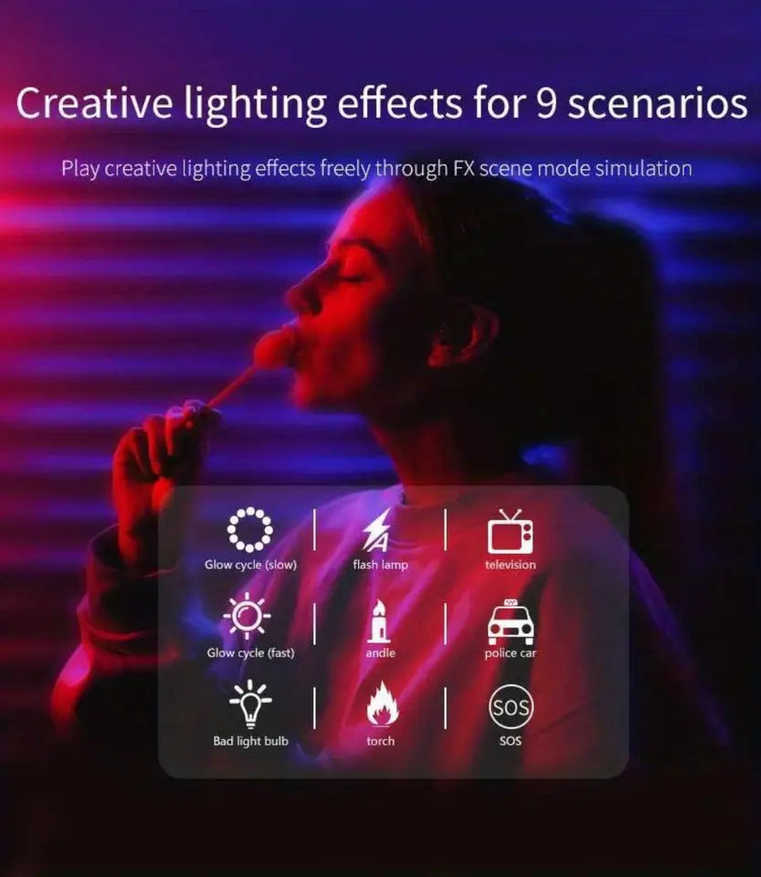 Mini RGB Hot Boot Fill Light, Live Photography, LED Portable Atmosphere Lamp, Mobile Camera, Adjustable Pocket Lights