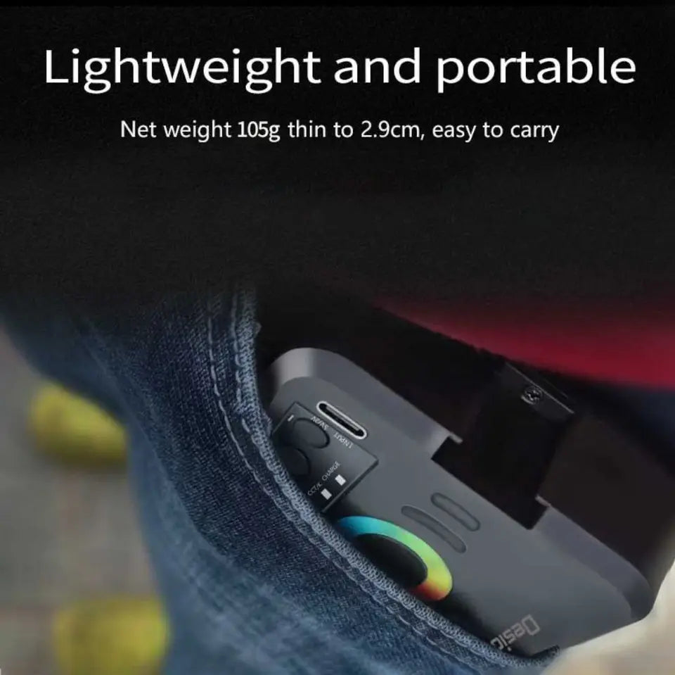 Mini RGB Hot Boot Fill Light, Live Photography, LED Portable Atmosphere Lamp, Mobile Camera, Adjustable Pocket Lights